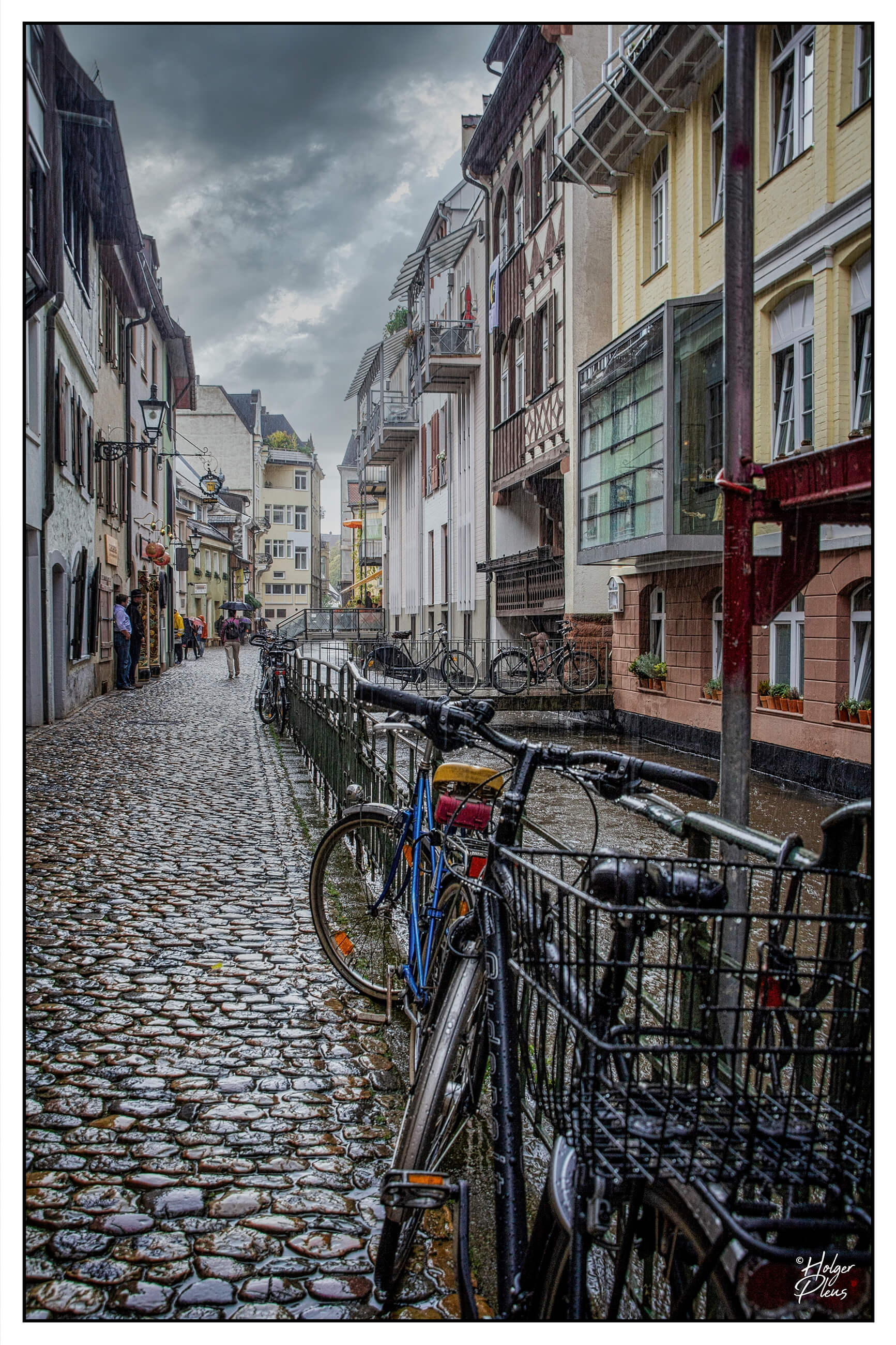Ein regnerischer Tag in Freiburg