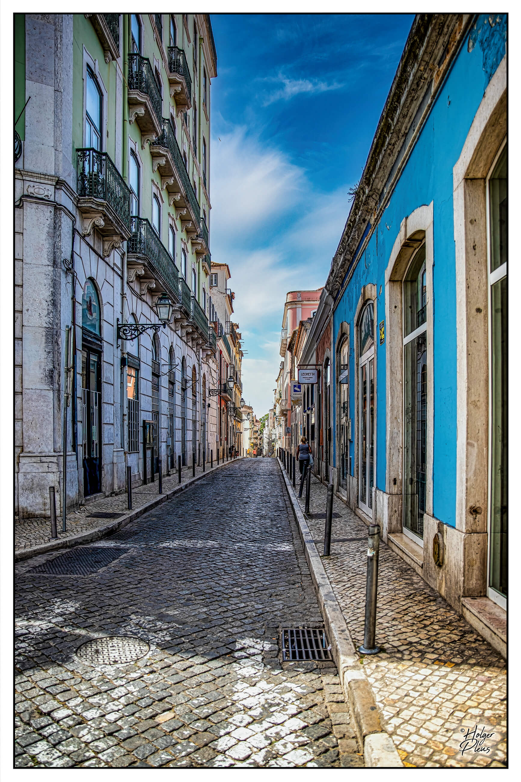 Fotografie der Rua da Rosa in Lissabon